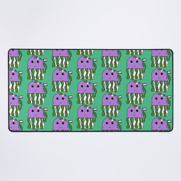 Item preview, Genderqueer flag jellyfish designed and sold by bookwoof.