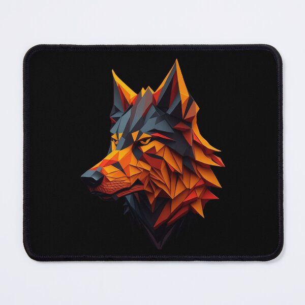 Item preview, Isometric Wolf Head designed and sold by Rothnaric.