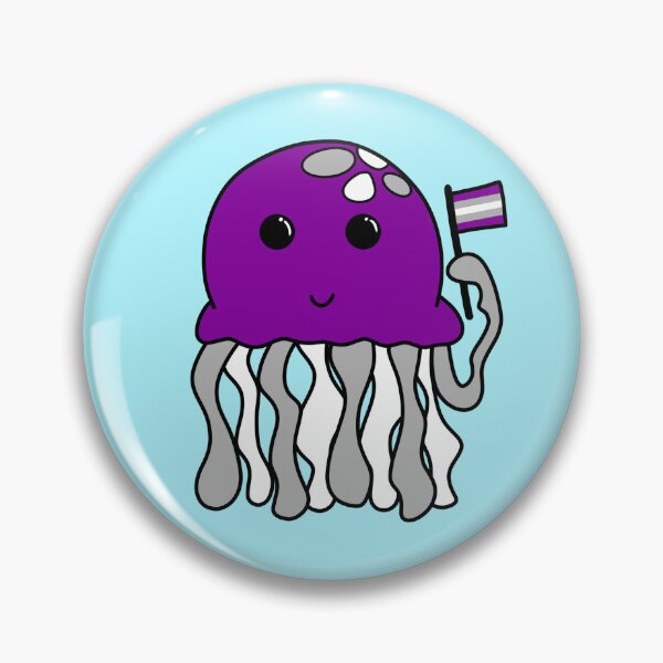 Artikelvorschau, Graysexual flag jellyfish entworfen und verkauft von bookwoof.