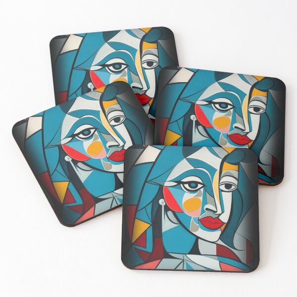 Item preview, Cubist interpretation of a beautiful woman designed and sold by ElderWisdom.