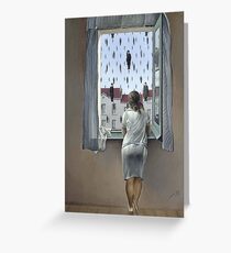 It’s raining men Greeting Card