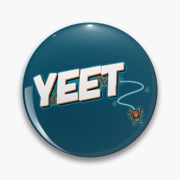 Item preview, “YEET” Jumping Spider (orange) designed and sold by RegallyInsane.