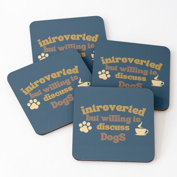 Item preview, For True Fan. Introverted but willing to discuss Dogs Active  designed and sold by StefanyBrent.