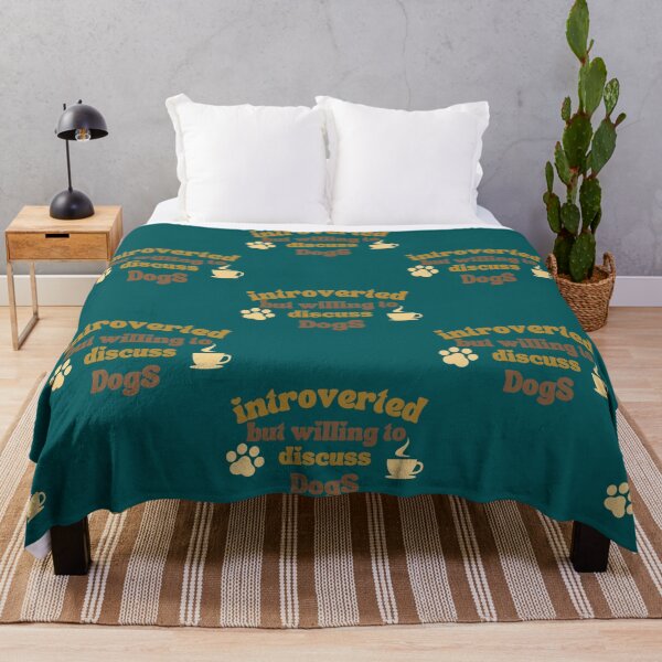 Item preview, For True Fan. Introverted but willing to discuss Dogs Active designed and sold by StefanyBrent.