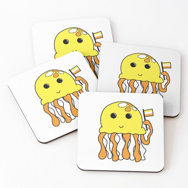 Item preview, Maverique flag jellyfish designed and sold by bookwoof.
