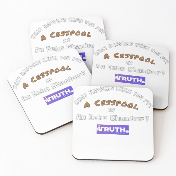 Item preview, Truth A Media Social - Cesspool in an Echo Chamber - Funny Political Smear Job t-shirt designed and sold by VinlandFashion.