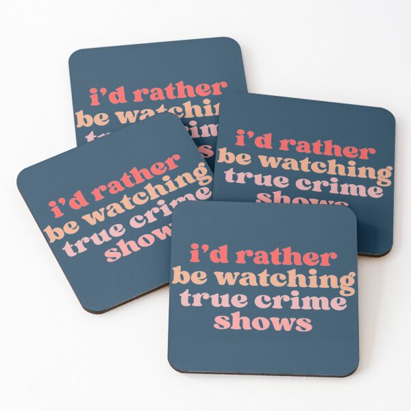 Item preview, I_d rather be watching true crime designed and sold by StefanyBrent.