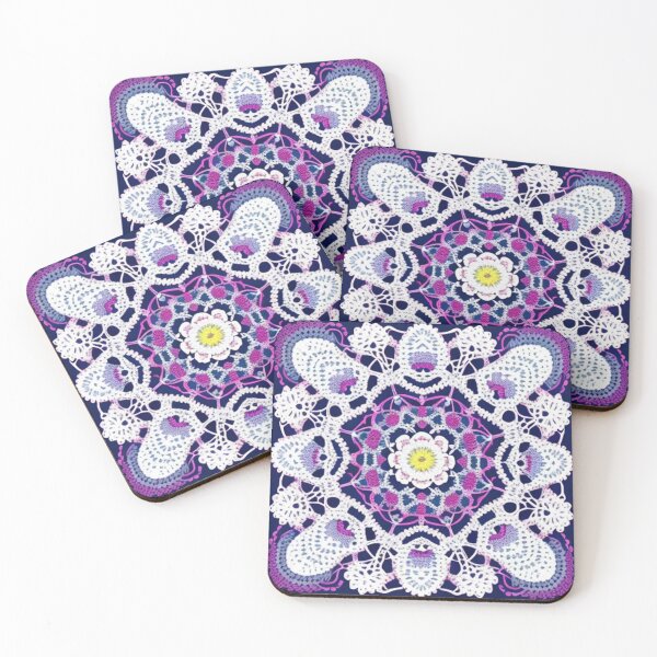 Item preview, Purple flower crochet  designed and sold by Roxburylane.