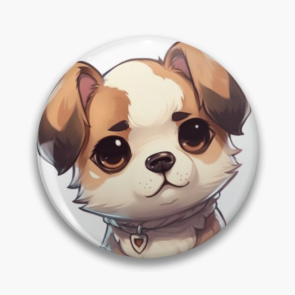 Item preview, CUTE & ADORABLE CHIBI DOG designed and sold by Chatna-Chibi.