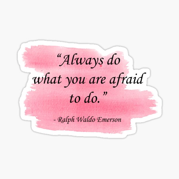 Emerson Quote Sticker