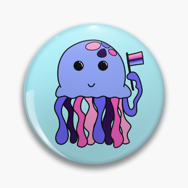 Artikelvorschau, Omnisexual flag jellyfish entworfen und verkauft von bookwoof.