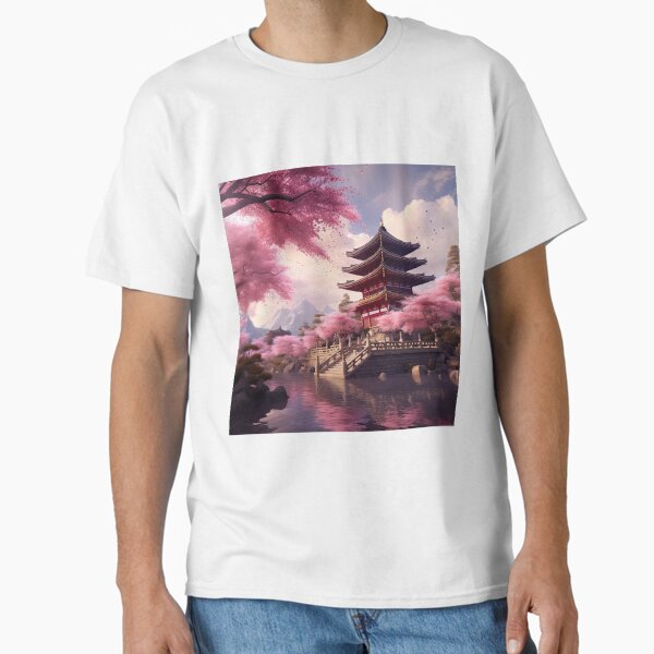Cherry Blossom Temple Classic T-Shirt