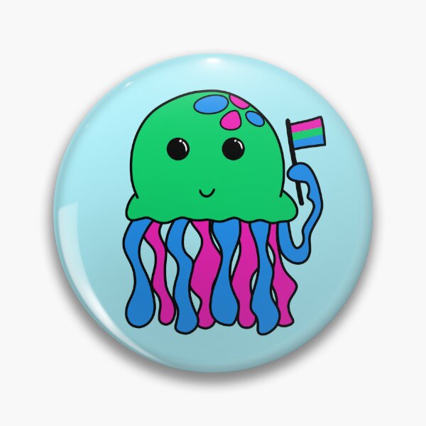 Artikelvorschau, Polysexual flag jellyfish entworfen und verkauft von bookwoof.