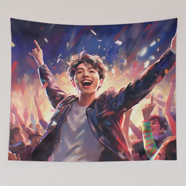Item preview, Vibrant excitement: A K-pop concert with bright lights, stunning choreography and dedicated fans designed and sold by InsaneLEDP.