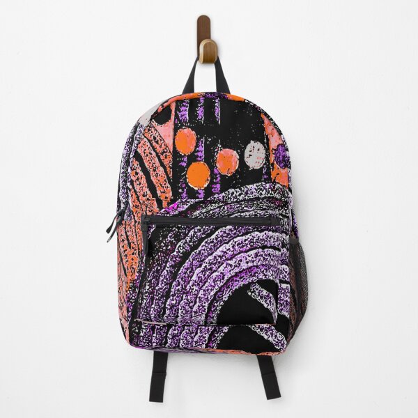 Item preview, Concentric Contrast Purple & Peach designed and sold by Sarah Kurdila.