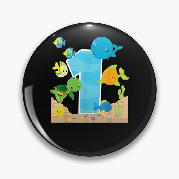 Item preview, 1St Birthday Party 1 Year Old Sea Fish Aquarium Birthday Kid  designed and sold by TiffanyHarrisa.