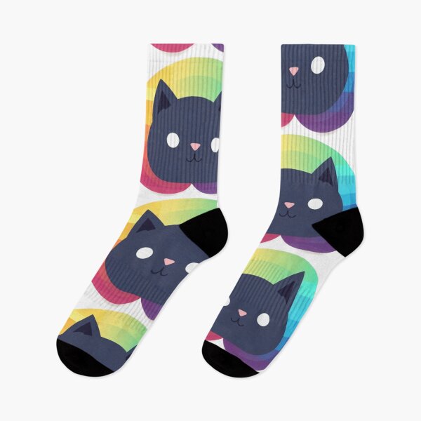 Item preview, Rainbow cute cute cat Personality Logo designed and sold by BangBangYuBing.