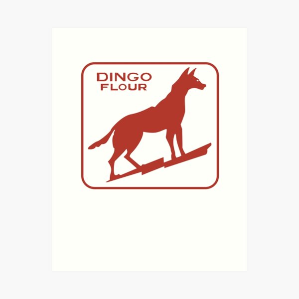 Item preview, Dingo Flour Fremantle designed and sold by SwiftTurtle.