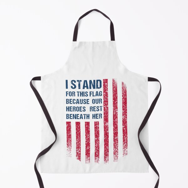Item preview, I Stand For This Flag Because Our Heroes Rest Beneath Her T-Shirt designed and sold by design-animals.