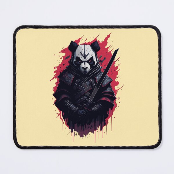 Item preview, Evil Japanese Panda Samurai with sword designed and sold by wingstar.