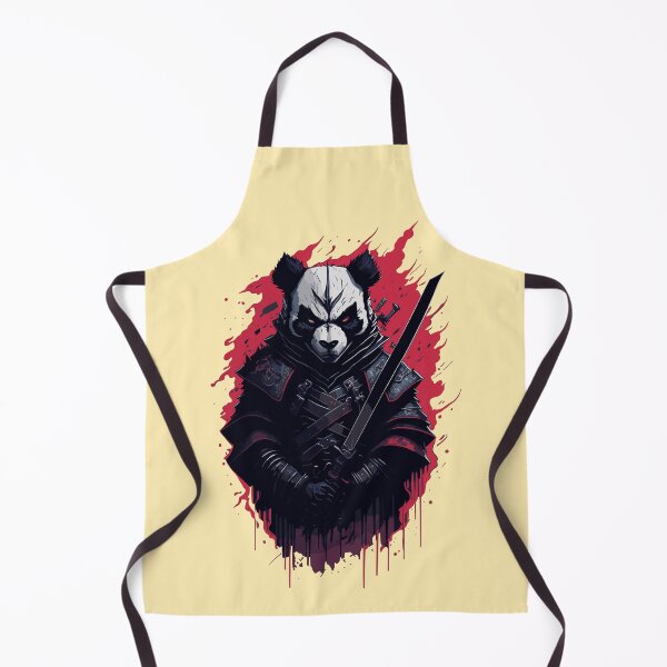 Item preview, Evil Japanese Panda Samurai with sword designed and sold by wingstar.