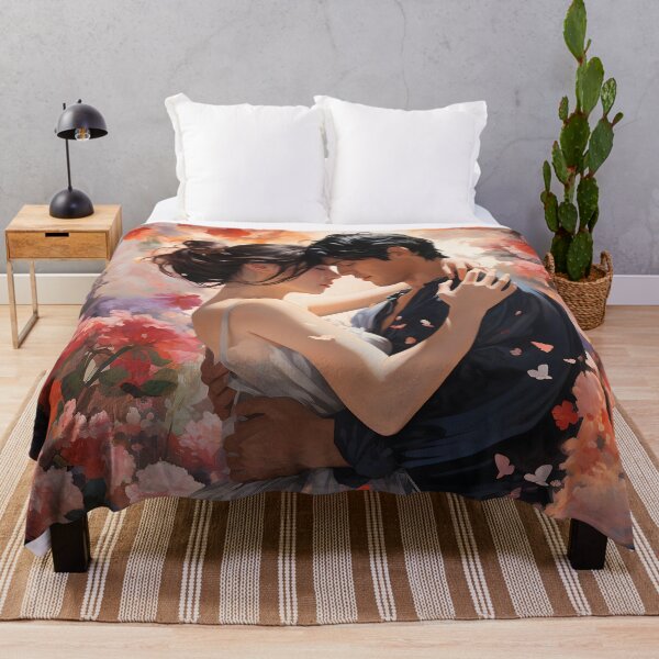 Item preview, Blossoming Love: A Japanese Idol Couple Enveloped in a Sea of Flowers designed and sold by InsaneLEDP.