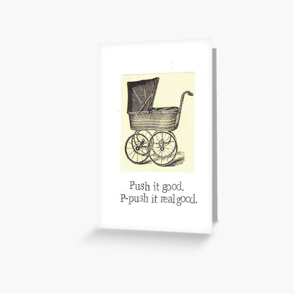 Item preview, Push It Good Baby Carriage designed and sold by BlueSpecsStudio.