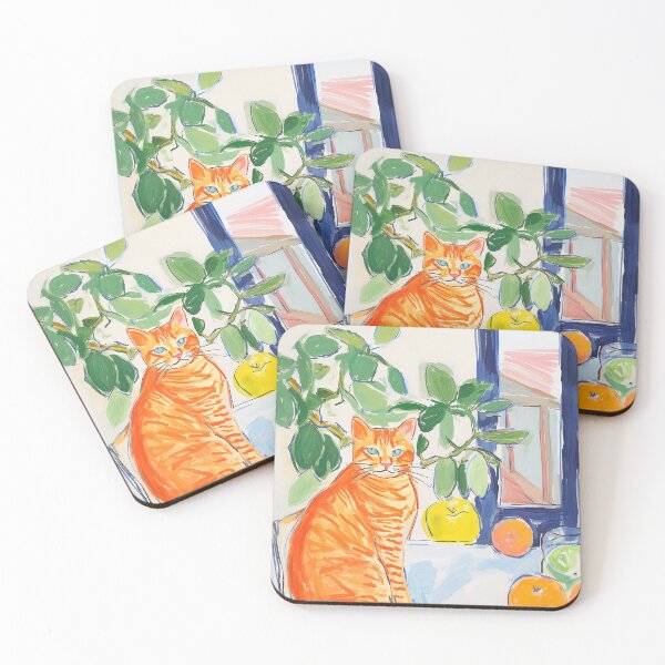 Item preview, An Orange Cat Basking In The Sun designed and sold by mianguyen1995.
