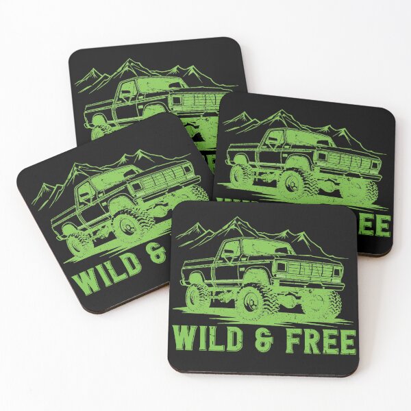 Item preview, 4x4 Off-Road Explorer Pickup - Wild & Free - Green designed and sold by RetroNeon.