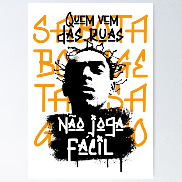 Sabotage - Quem vem das ruas não joga fácil (Who comes from the streets  doesn't play easy) Greeting Card for Sale by EduTosta