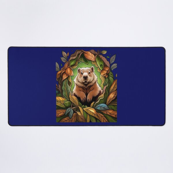 Item preview, Groundhog Woodchuck With Mayflower Massachusetts State Tattoo Art designed and sold by taiche.