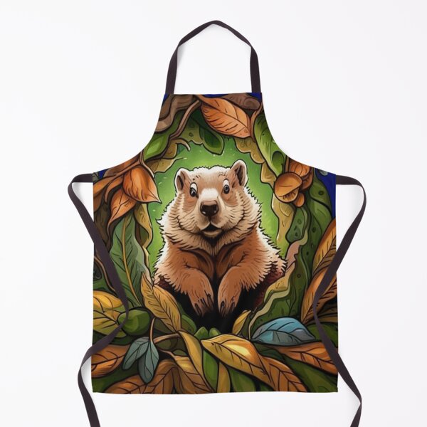 Item preview, Groundhog Woodchuck With Mayflower Massachusetts State Tattoo Art designed and sold by taiche.