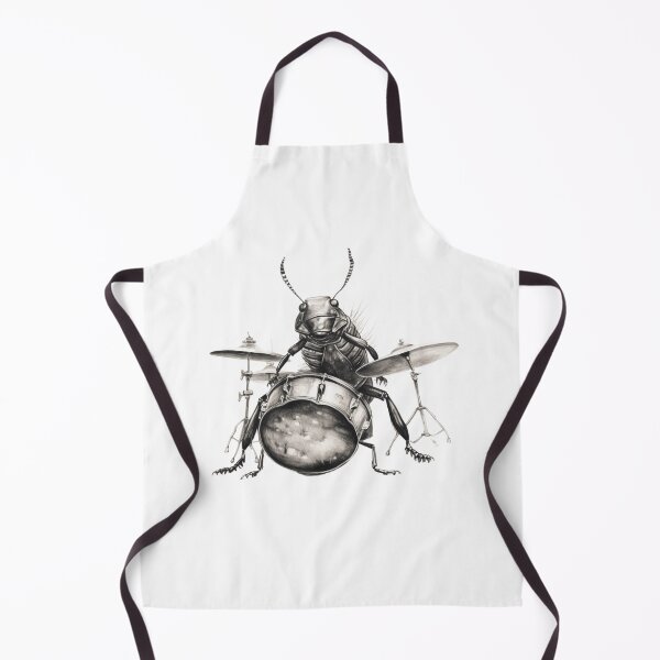 Item preview, Drummer Cockroach Playing Drums, Drum Player, unique Drummer designed and sold by AlquimiaDesign.