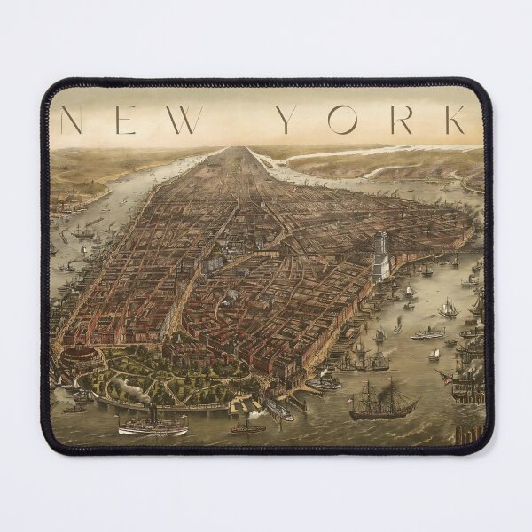 Item preview, Retro New York City Map designed and sold by soulfulprintss8.