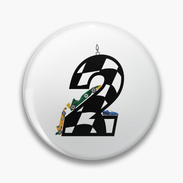Item preview, Two 2yr 2nd Birthday Boy 2 Years Old 2nd Birthday racing car party Decoration designed and sold by LadyHustle.