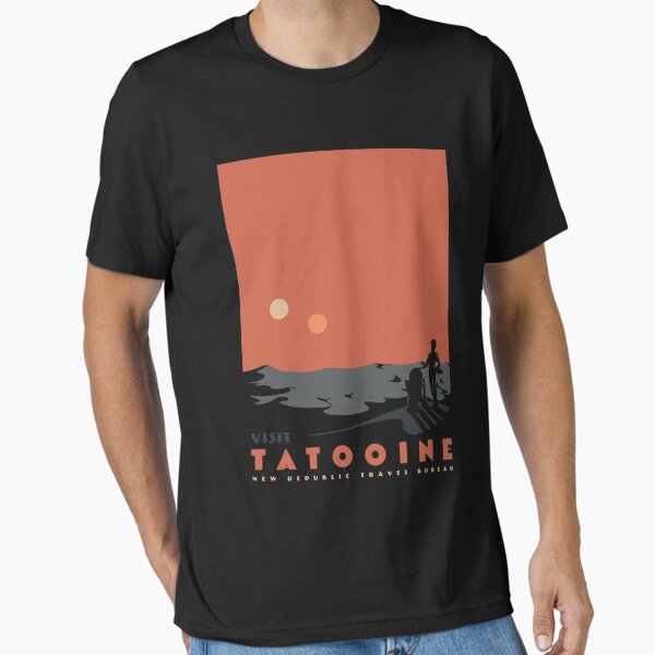 Vista previa del artículo con la obra «Visita Tatooine», diseñado y vendido por Jeff Livingston.