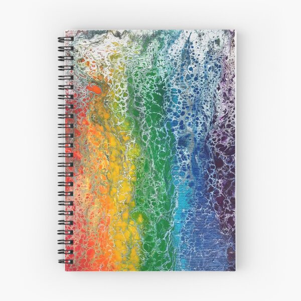 Item preview, Rainbow Flag LGBTQ Pride Fluid Art designed and sold by Dina Ayoub.