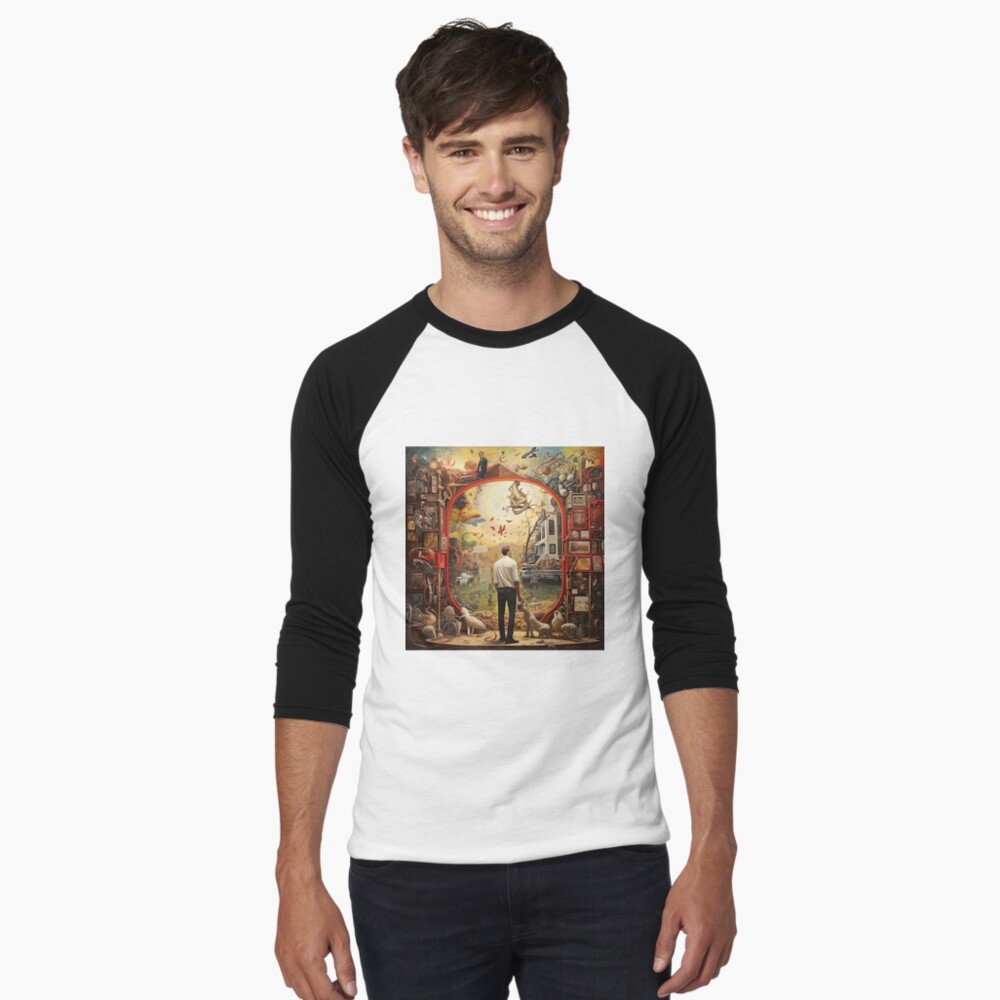 Item preview, Baseball ¾ Sleeve T-Shirt designed and sold by garretbohl.