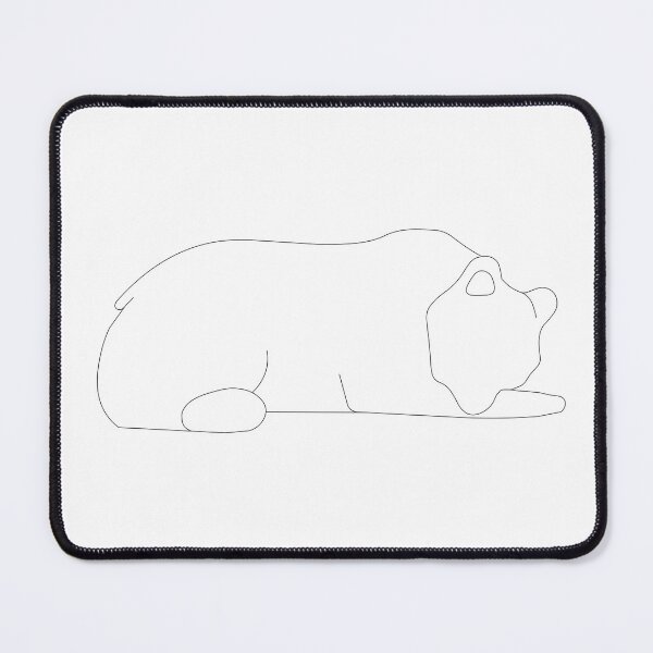 Item preview, Sleeping Bear minimalist Outline Sketch designed and sold by Archysketch.