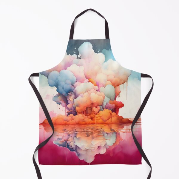 Item preview, Reflejo de nubes en acuarela designed and sold by Banna Baber.