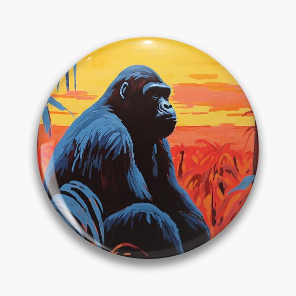 Item preview, A Powerful Gorilla Surveying Its Territory designed and sold by mianguyen1995.