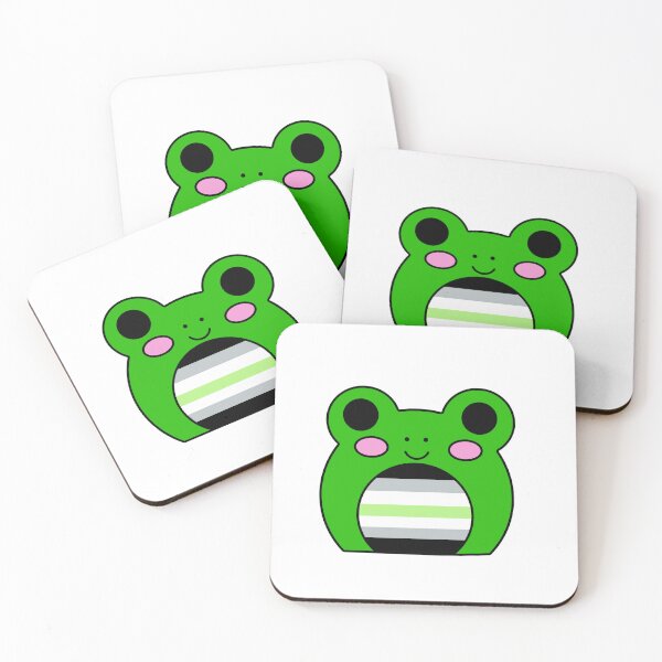 Item preview, Agender flag frog designed and sold by bookwoof.