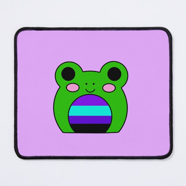 Item preview, Alexigender flag frog designed and sold by bookwoof.