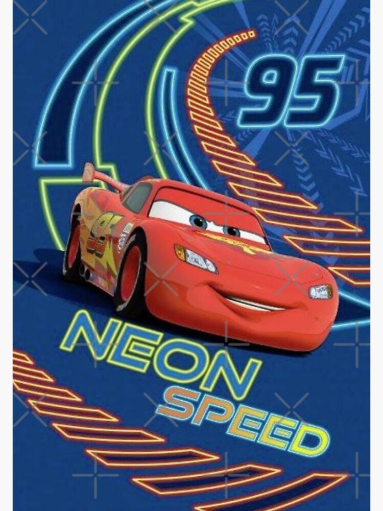 Neon Speed Poster