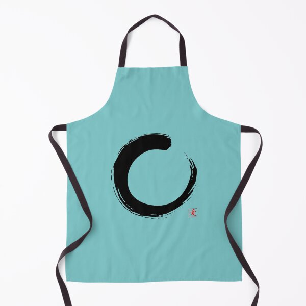 Item preview, Zen Circle Enso Art with Japanese Word Love designed and sold by Ching Teoh.