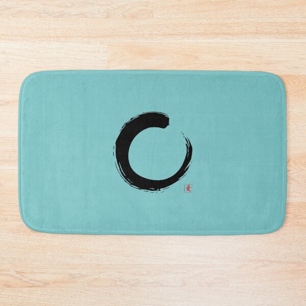 Item preview, Zen Circle Enso Art with Japanese Word Love designed and sold by Ching Teoh.