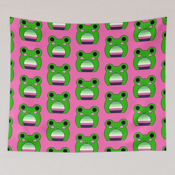 Item preview, Alternative alexigender flag frog designed and sold by bookwoof.