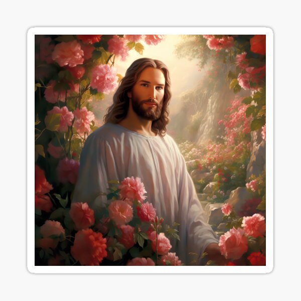 "I am the Rose of Sharon" ~ Jesus - 3 Sticker