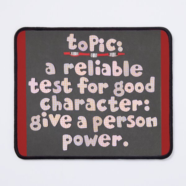 Item preview, Topic:  It's A Test designed and sold by prunellaparsnip.