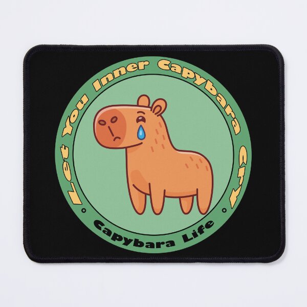 Item preview, Release Your Emotions With The Capybaras designed and sold by inkStyleMDQ.
